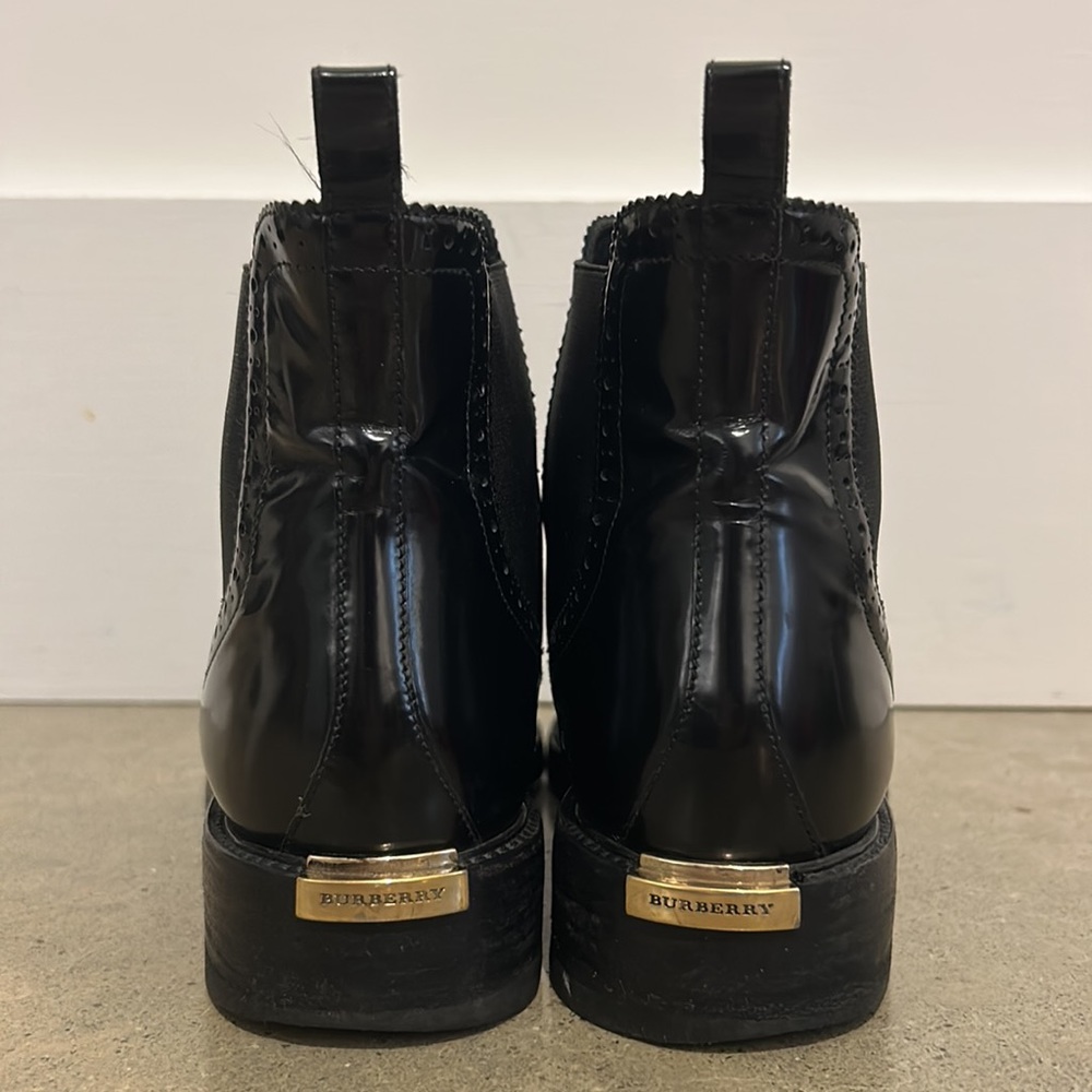 Burberry Wingtip Chelsea Boots - Picture 2 of 9